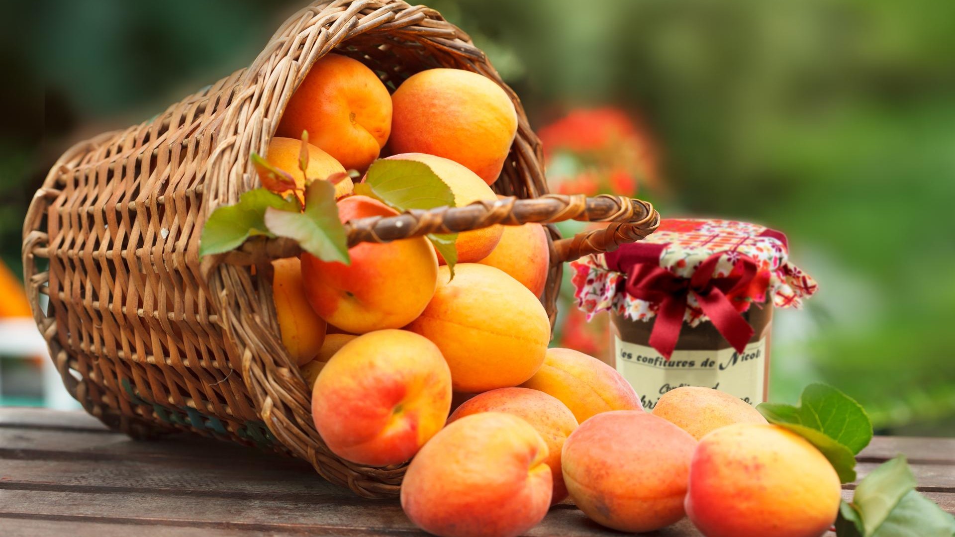 Confiture d'Alsace aux abricots frais sortis du panier !