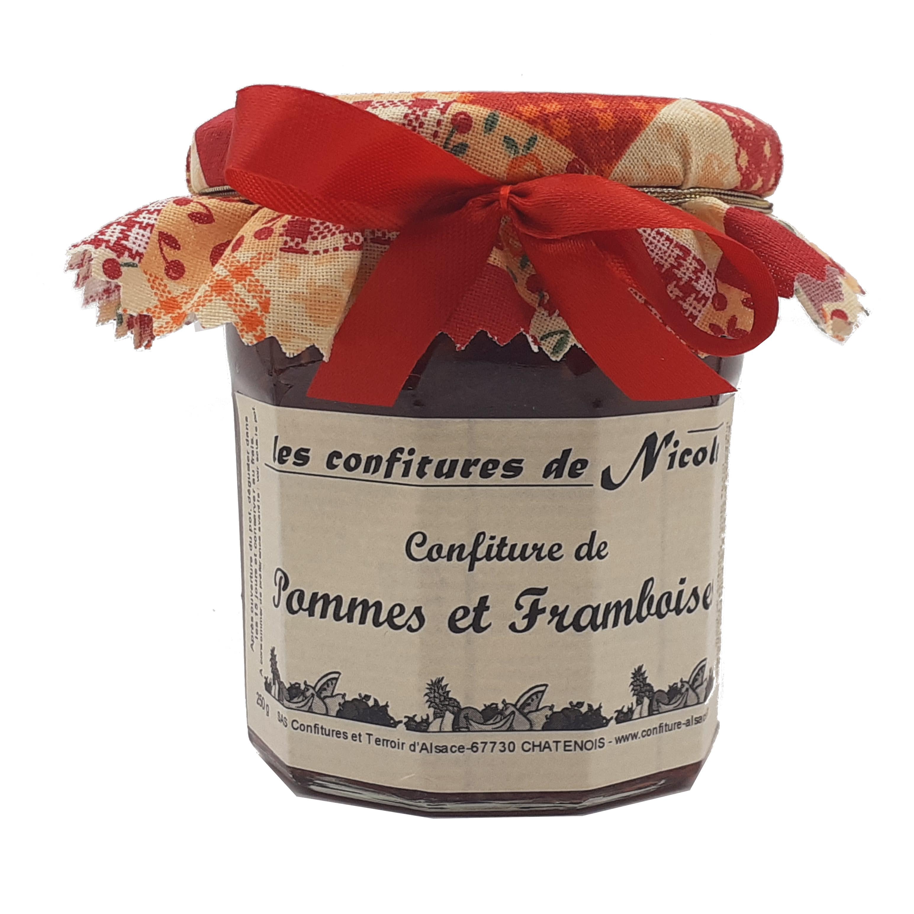 Pommes framboises